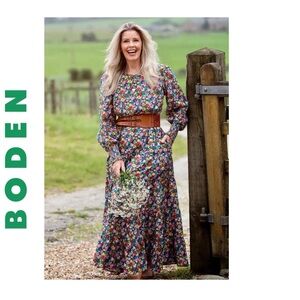 Boden Floral Maxi Dress